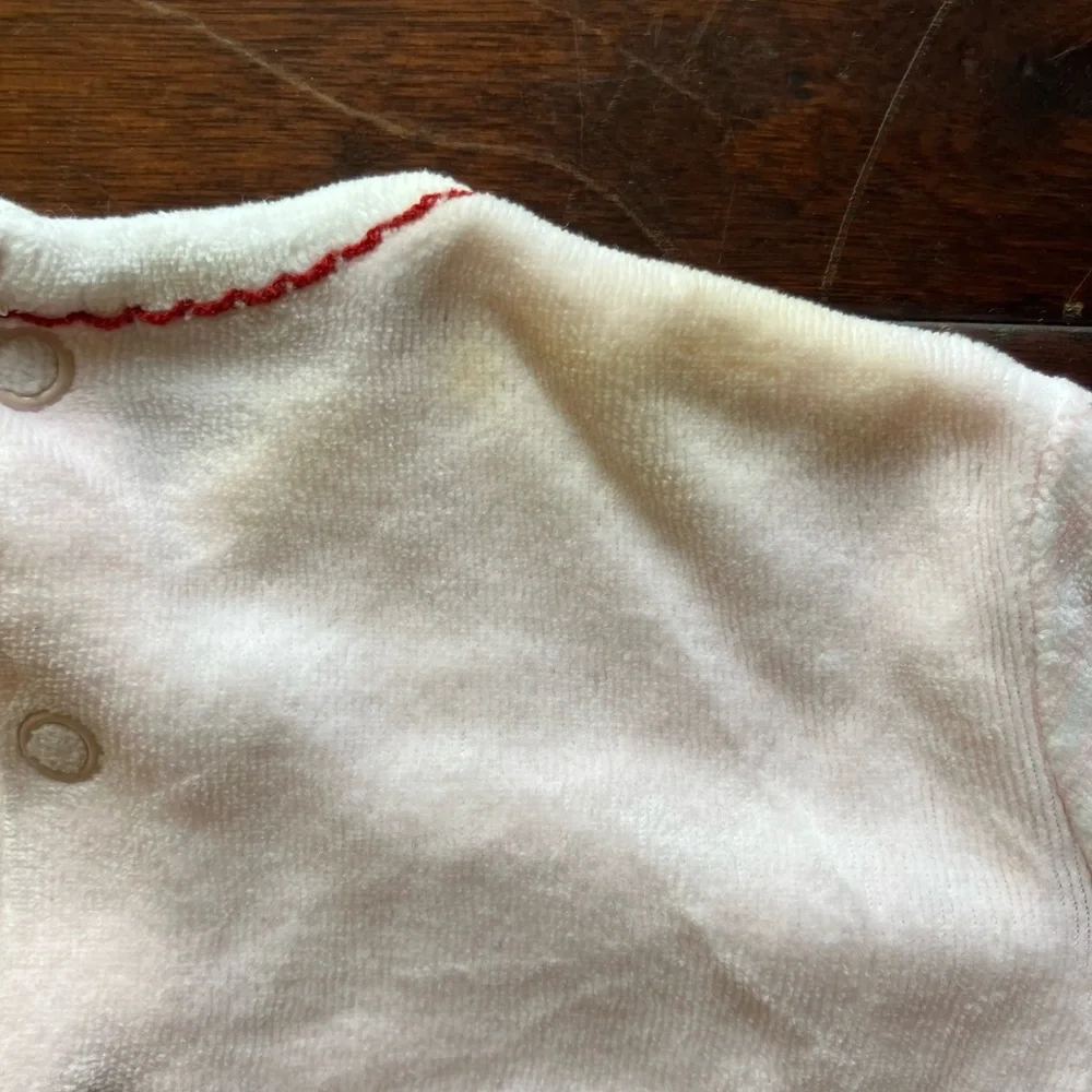 Y2K 2011 Baby Strawberry Shortcake White onesie